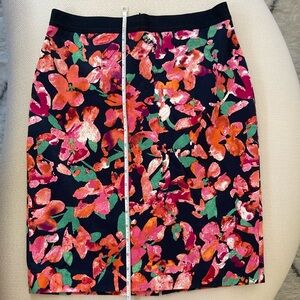 Ann Taylor Floral Print Skirt
